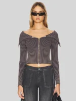 superdown x noa sweater In Grey