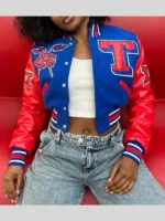 tennessee state university cropped jacket