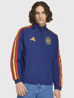 2026 Adidas Spain FIFA World Cup Blue Zip Up Home Anthem Jacket