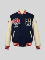 2026 FIFA World Cup Navy and Off White Varsity Jacket
