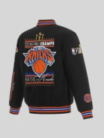 2026 NBA Finals Champions New York Knicks Reversible Wool Jacket
