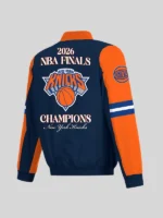 2026 NBA Finals Champions Nylon New York Knicks Jacket