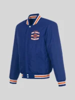 2026 NBA Finals Champions Reversible New York Knicks Varsity Jacket