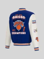 2026 NBA Finals Champions Reversible Varsity Jacket New York Knicks