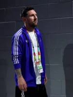 Adidas Argentina 2026 Football Track Jacket Blue