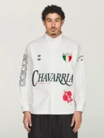 Adidas Chavarria Button Up Shirt White