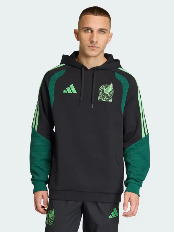 Adidas Mexico 26 Tiro Sweat Hoodie Black Adidas Mexico 26 Tiro Sweat Hoodie Black