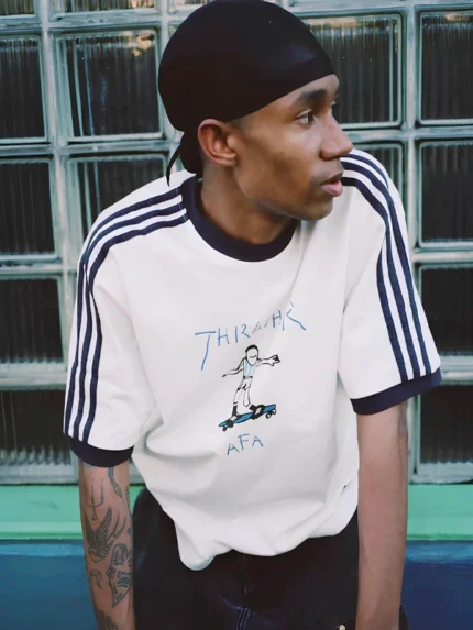 Adidas Thrasher x Argentina Gonz Ringer T-Shirt