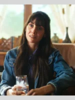 Alison Brie Movie Together 2025 Millie Blue Denim Jacket