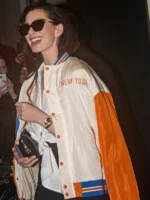 Anne Hathaway Knicks NY Jacket