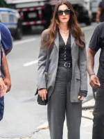Anne Hathaway The Devil Wears Prada 2 Andy Sachs Grey Blazer