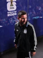 Argentina National Team Adidas Black Anthem Jacket FIFA 2026