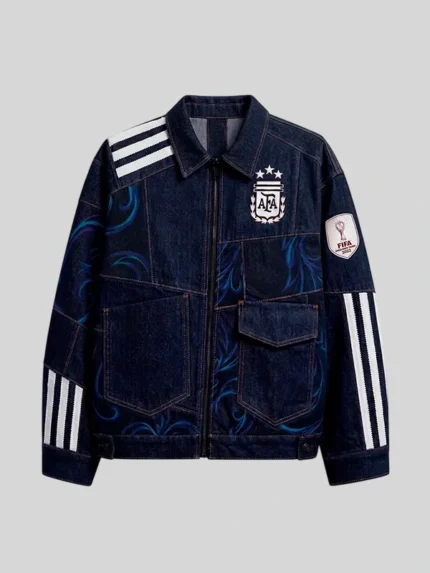 Argentina World Cup Denim Sports Jacket