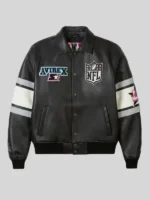 Avirex x Starter NFL Super Bowl LX Black Varsity Jacket