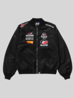 BAPE x F1LVMulti Logo Bomber Jacket