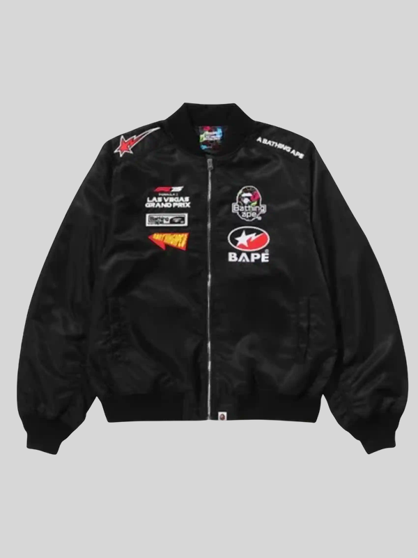 BAPE x F1LVMulti Logo Bomber Jacket BAPE x F1LVMulti Logo Bomber Jacket
