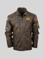 BBR World Finals 2026 Brown Leather Jacket