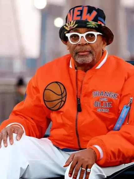 Basketball Finals Spike Lee Orange Knicks Jacket