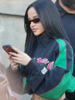 Becky G Australia vs Mexico Cropped Track Jacket