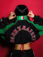 Becky G Cropped Mexico Cropped Jacket