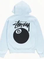 Blue 8 Ball Garment Dyed Hoodie