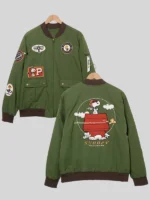 BoxLunch Peanuts Snoopy Flying Ace Bomber Jacket