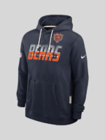 Chicago Bears Nike Sideline Standard Issue Nsvy Blue Dri-FIT Hoodie