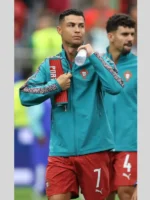 Cristiano Ronaldo Green Portugal Jacket