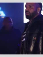 Drake Houston Chubbs’ Birthday Black Leather Jacket