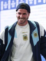FIFA 2026 Argentina Adidas EQT Track Jacket Rodrigo De Paul