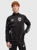 FIFA World Cup 2026 Austria Black Puma Zip-Up Track Jacket in Fleece