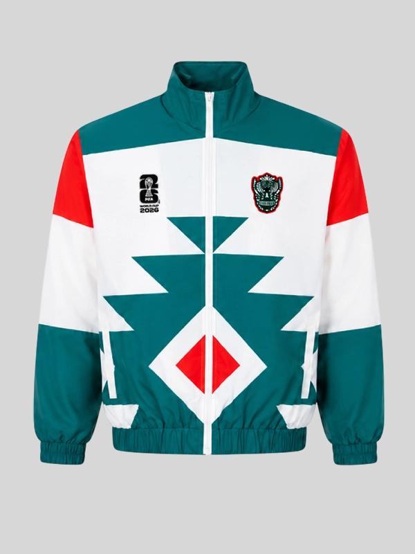 FIFA World Cup 2026 Mexico Jacket White and Green FIFA World Cup 2026 Mexico Jacket White and Green