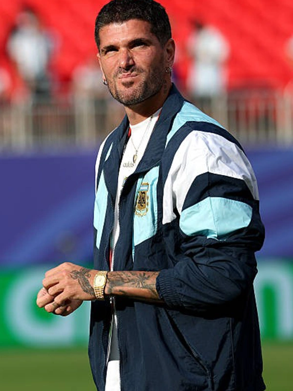 FIFA World Cup 2026 Rodrigo De Paul Argentina Track Jacket FIFA World Cup 2026 Rodrigo De Paul Argentina Track Jacket
