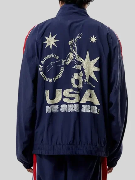 FIFA World Cup 2026 Team USA Navy Blue Track Jacket