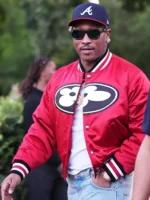 Future Louis Vuitton SS27 Red Varsity Jacket