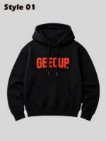 Geedup Play Keeps Hoodie Black And orange