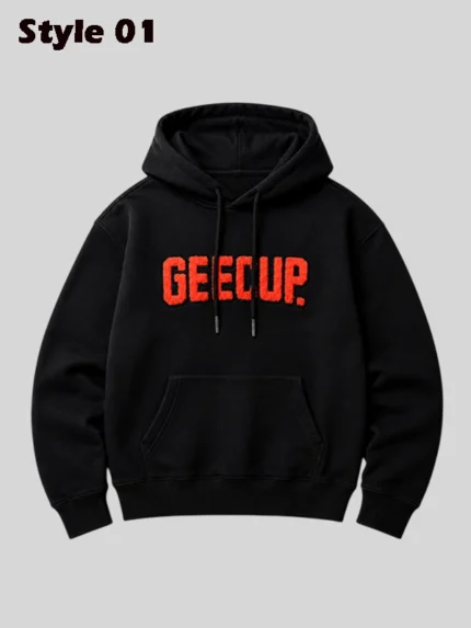 Geedup Play Keeps Hoodie Black And orange