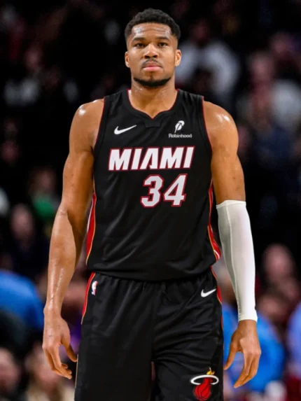 Giannis Heat Jersey Black