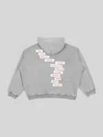 Grey Zipper Hoodie BTS World Tour US Arirang