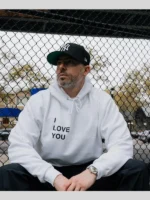 I Dont Love You Anymore White Hoodie