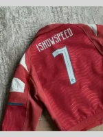 IShowSpeed Portugal Red Leather Jacket