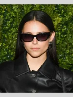 Inde Navarrette Tribeca Festival Artists Dinner Black Leather Jacket