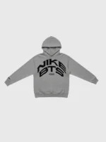 J Hope Nike x BTS Grey Pullover Fleece Hoodie