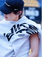 JHope BTS Grey Hoodie Nike Pullover Fleece Jacket