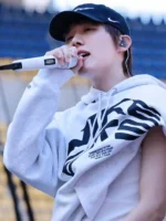 JHope Nike BTS Grey Fleece Hoodie Unisex