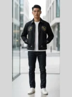 Jay-Z Lucky Draw Black Embroidered jacket