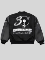 Jay-Z Reasonable Doubt x ny Black Varsity Jacket