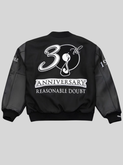 Jay-Z Reasonable Doubt x ny Black Varsity Jacket