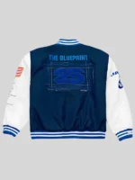 Jay-Z The Blueprint x New York Yankees Blue Varsity Jacket