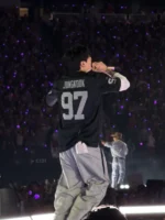 Jungkook x NFL Raiders Las Vegas Jersey Black